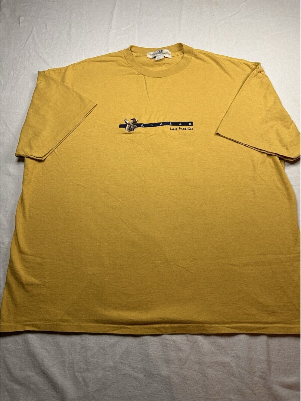 Vintage Princess Cruises Alaska "Last Frontier " Men's T-Shirt XXL Yellow